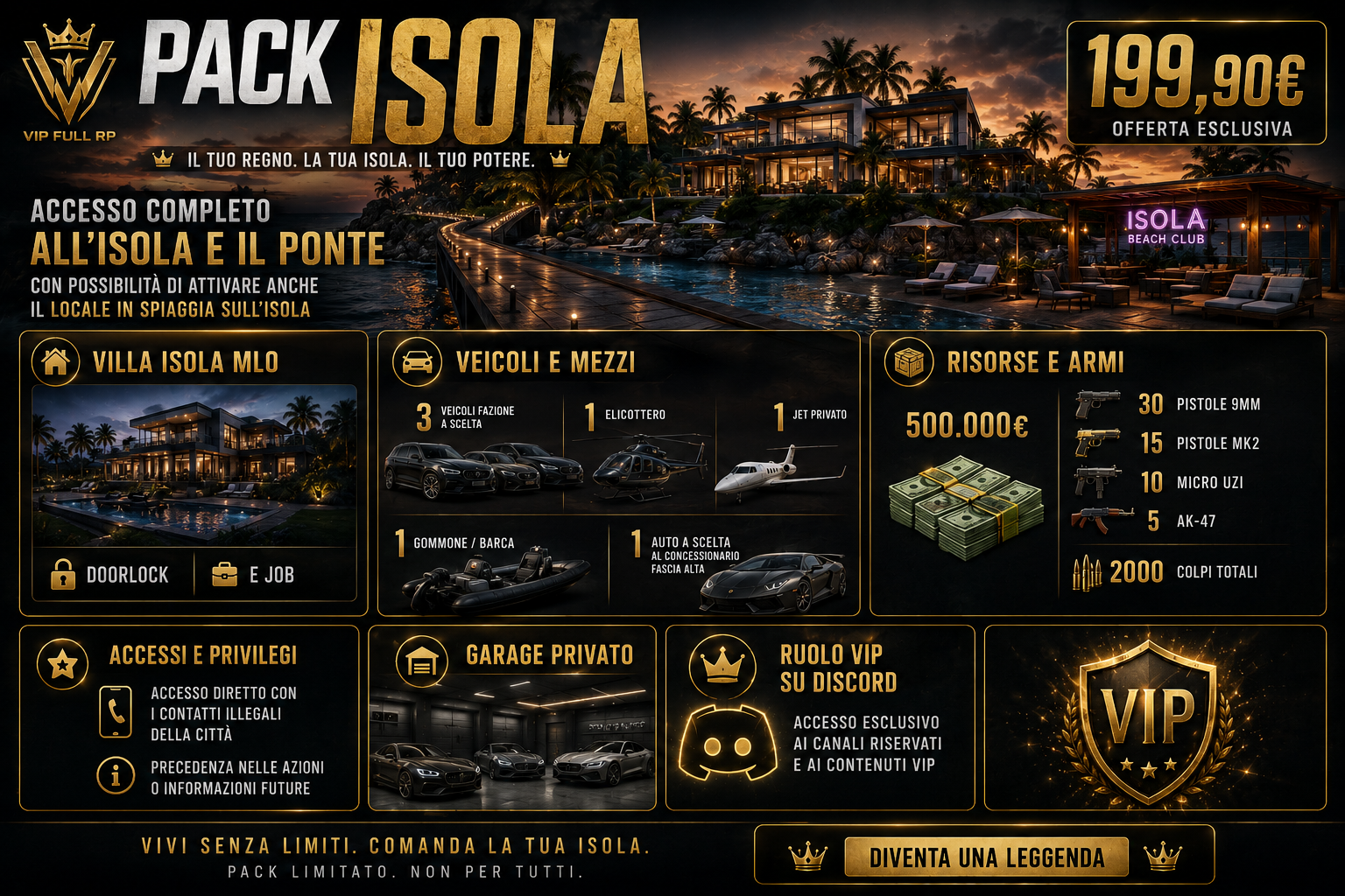 💎 PACK ISOLA